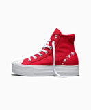 ALL STAR Lift Day One Heart Stitch Red HI CUT A19324C