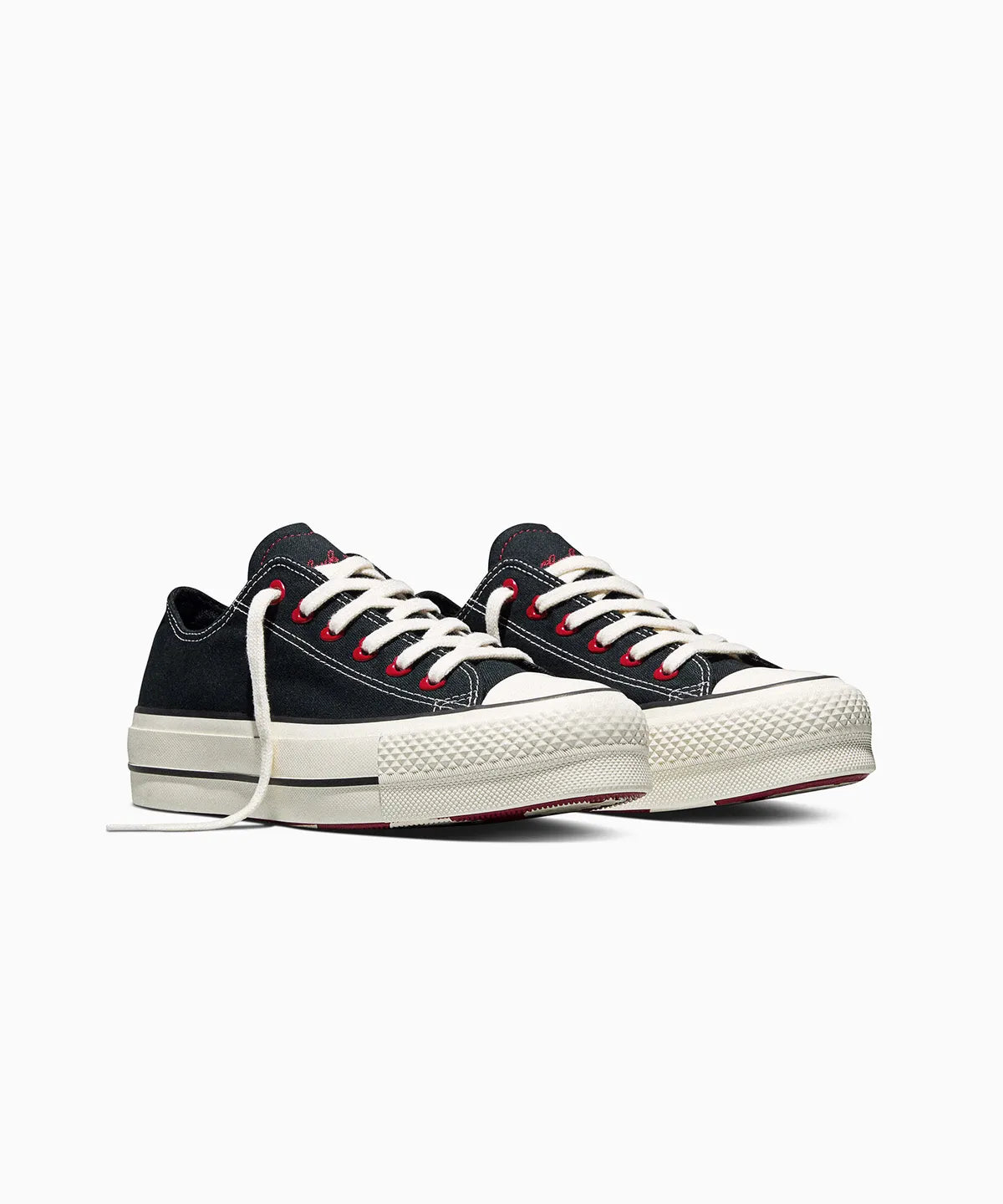 ALL STAR Lift Day One Heart Stitch BLACK LOW CUT A19059C – raretem 