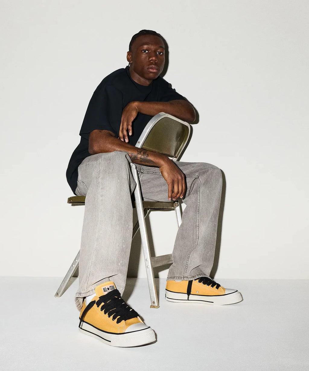 ALL STAR Chuck Taylor Throwback GOLD PALM LOW CUT A18844C