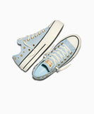 ALL STAR LIFT Heathered Glam Clear Skies LOW CUT A17596C