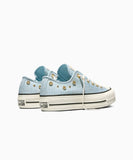 ALL STAR LIFT Heathered Glam Clear Skies LOW CUT A17596C