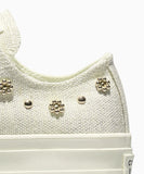 ALL STAR LIFT Heathered Glam Egret LOW CUT A17597C