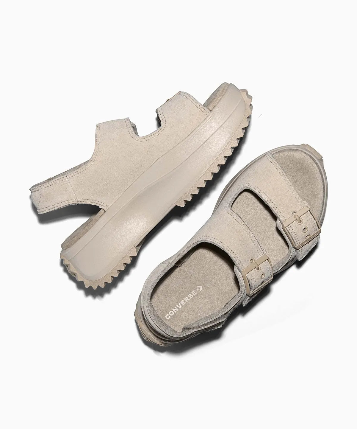 RUN STAR Platform Sandals Suede Papyrus LOW CUT A20646C