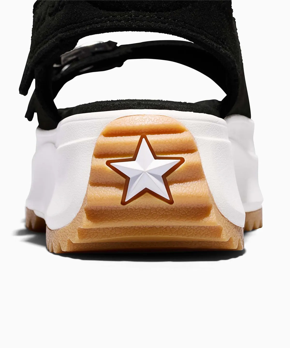 RUN STAR Platform Sandals Suede Black LOW CUT A20649C