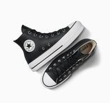 ALL STAR Lift Platform Leather（レザー） BLACK HI CUT 561675C