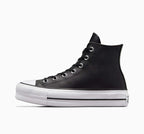 ALL STAR Lift Platform Leather（レザー） BLACK HI CUT 561675C