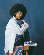 CT70 X Eric Emanuel Denim Navy HI CUT A19037C