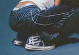 CT70 X Eric Emanuel Denim Navy HI CUT A19037C