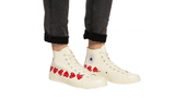 CT70 X Play Comme des Garcons Ox Multi-Heart White HI CUT 162972C