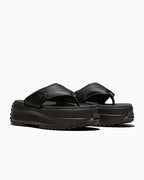 RUN STAR Platform Sandals Leather Black LOW CUT A20650C