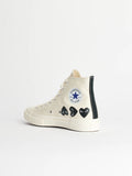 CT70 X Play Comme des Garcons Chuck 70 Ox Multi Heart Egret HI CUT A08148C