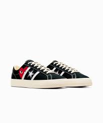 ONE STAR（CONS）X Comme des Garcons PLAY BLACK LOW CUT A09870C