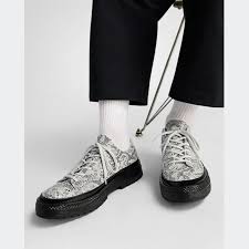 【数量限定】CT70 NATIONAL Formal Leather（レザー） SNAKESKIN（蛇柄） LOW CUT A15045C