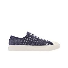 JACK PURCELL Gold Standard PATCHWORK SHIRTING CHAMBRAY MIDNIGHT NAVY LOW CUT 171949C