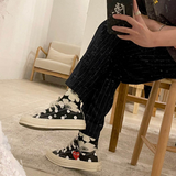 CT70 X Play Comme des Garcons Chuck 70 Ox Polka Dot BLACK LOW CUT 157248C