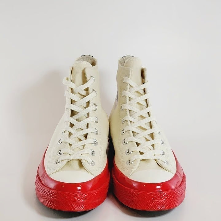 CT70 X Play Comme des Garcons PLAY Pristine Red Midsole HI CUT A01794C