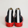 CT70 X Play Comme des Garcons PLAY Black Red Midsole HI CUT A01793C