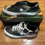 【旧旧品番】ONE STAR（三ツ星）RETRO FOUNDATIONAL X Sneakersnstuff Camo Brown LOW CUT 161406C