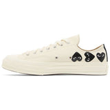 CT70 X Play Comme des Garcons Chuck 70 Ox Multi Heart Egret LOW CUT A08150C
