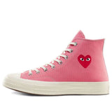 CT70 X Play Comme des Garcons Chuck 70 Ox Bright PINK HI CUT 168301C