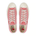 CT70 X Play Comme des Garcons Chuck 70 Ox Bright Pink LOW CUT 168304C
