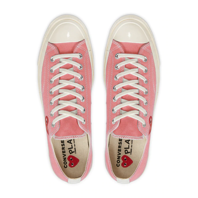 CT70 X Play Comme des Garcons Chuck 70 Ox Bright Pink LOW CUT 168304C