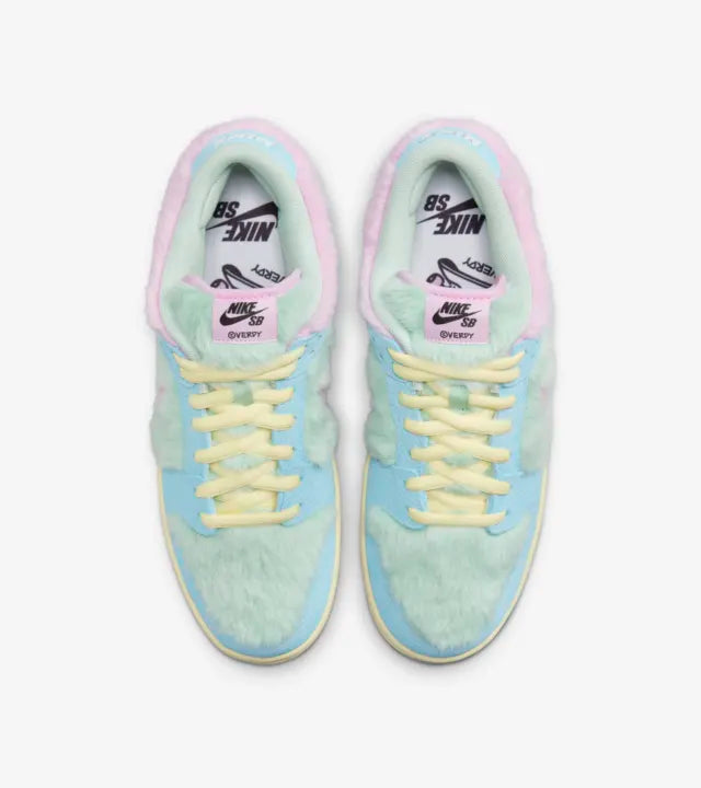 Nike x Verdy SB Dunk Low Pro Blue Gaze and Enamel Green