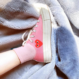 CT70 X Play Comme des Garcons Chuck 70 Ox Bright Pink LOW CUT 168304C