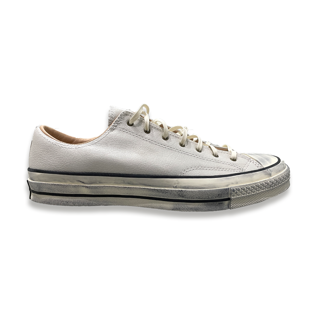 送料無料】CT70 OX WHITE LEATHER A02624C – LOWHAI