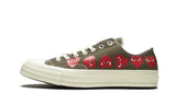 CT70 X Play Comme des Garcons Ox Multi Heart Green LOW CUT 162976C