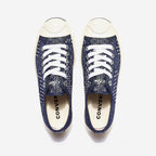 JACK PURCELL Gold Standard PATCHWORK SHIRTING CHAMBRAY MIDNIGHT NAVY LOW CUT 171949C
