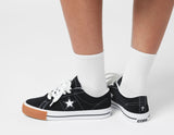 ONE STAR（CONS） X SIZE?  OX SUEDE（スエード）BLACK LOW CUT A14710C