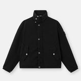 Stone Island Antidrop Snap Button Pocket Coach Jacket BLACK K2S15Q100015 S0042 V0029