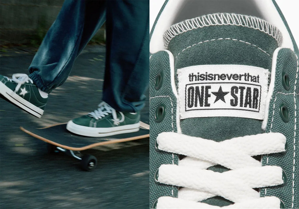 【韓国ブランドコラボ】ONE STAR X thisisneverthat Trekking Green LOW CUT A12052C