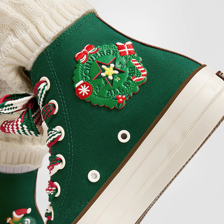 CT70 2024年X-Mas Gingerbread & Knit Sock GREEN HI CUT A12455C