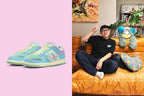 Nike x Verdy SB Dunk Low Pro Blue Gaze and Enamel Green