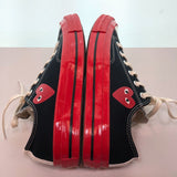 CT70 X Play Comme des Garcons PLAY Black Red Midsole LOW CUT A01795C