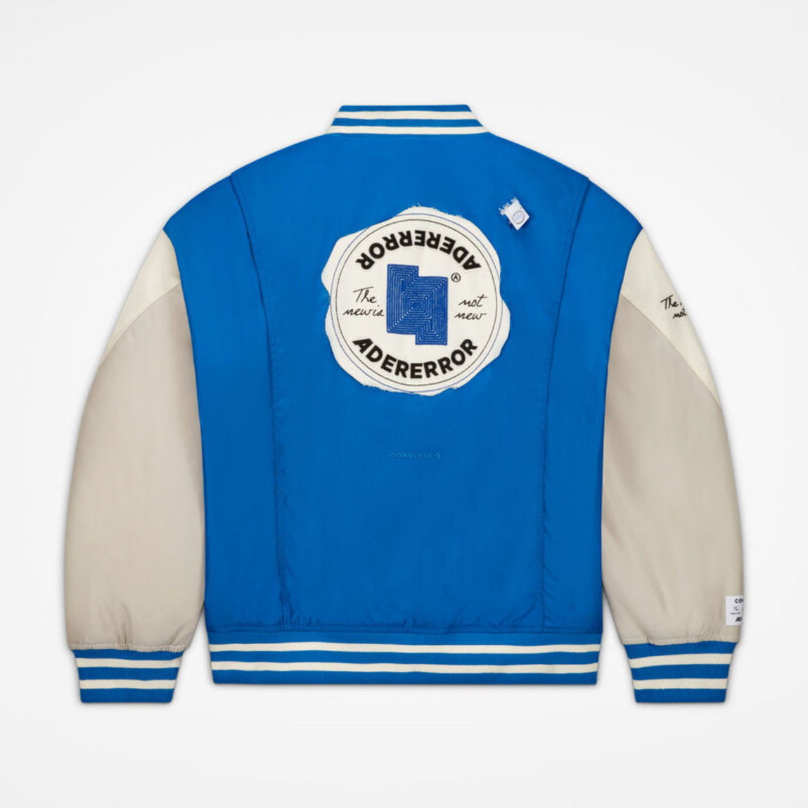Ader Error x Converse Shapes Varsity Jacket Cobalt Blue