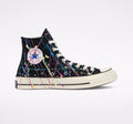 【旧品番】CT70 PAINT SPLATTER BLACK HI CUT 170801C