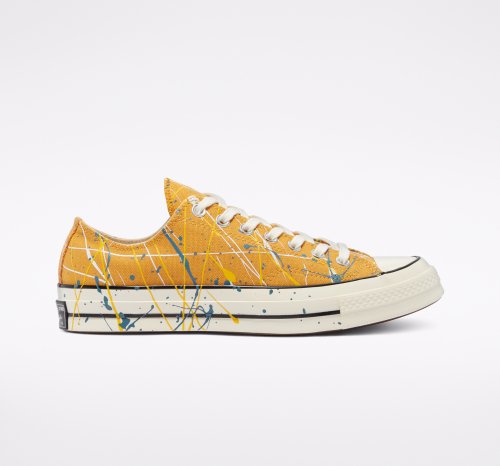 CT70 PAINT SPLATTER SUNFLOWER LOW CUT 170804C – raretem.shop