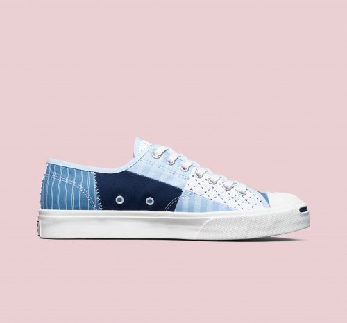 JACK PURCELL Gold Standard PATCHWORK SHIRTING CHAMBRAY BLUE LOW CUT 171723C