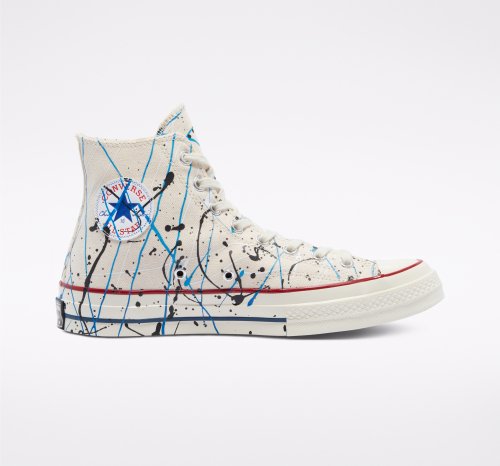 CT70 PAINT SPLATTER PARCHMENT HI CUT 170802C