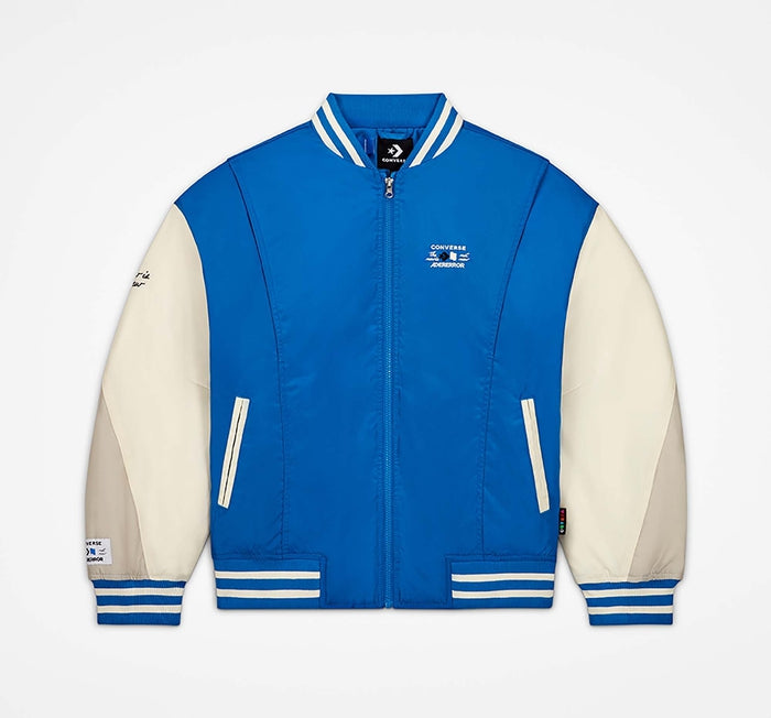 Ader Error x Converse Shapes Varsity Jacket Cobalt Blue – RARETEM