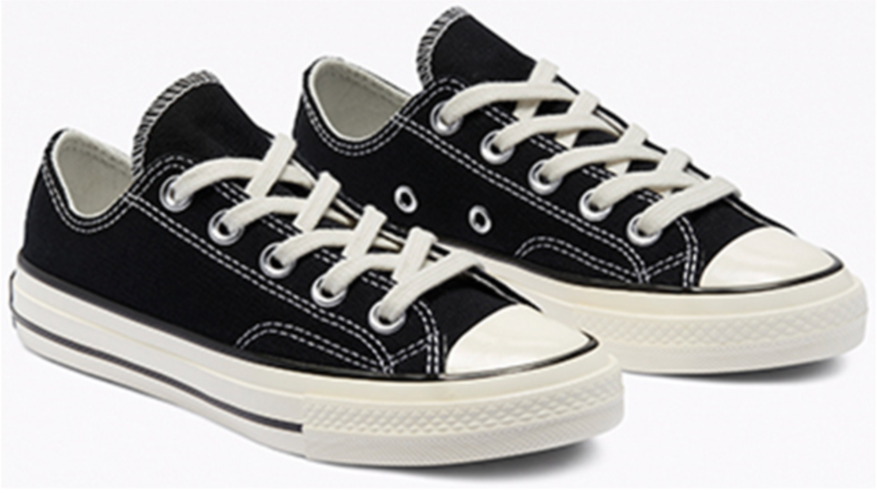 CT70 BLACK LOW KIDS（キッズ）17cm~21cm 368986C