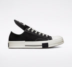 CT70 X DRKSHDW DRK STAR（Rick Owens） BLACK LOW CUT 172347C