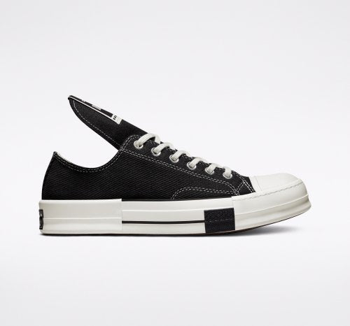 CT70 X DRKSHDW DRK STAR（Rick Owens） BLACK LOW CUT 172347C