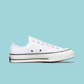 CT70 Black Pin Stripe WHITE LOW CUT A02306C