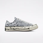 CT70 PAINT SPLATTER ASH STONE LOW CUT A01172C