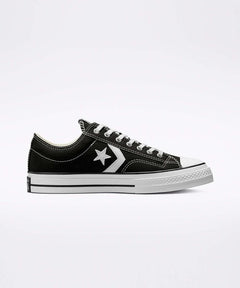 ALL STAR Star Player 76 Premium Canvas Black LOW CUT A01607C