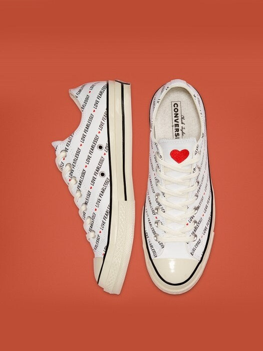 CT70 LOVE PEARYSLEY WHITE LOW CUT 167346C